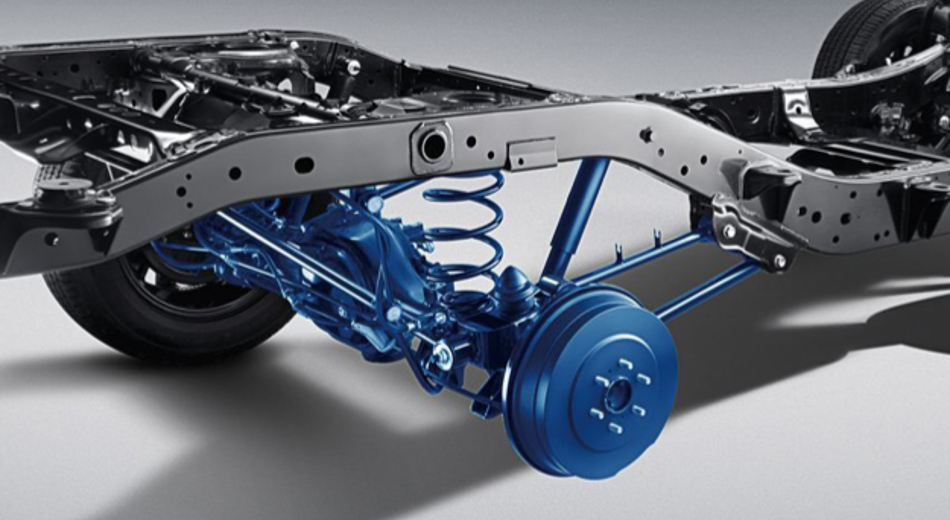 Nissan Terra 5-link coil suspension